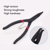 Flat Snap Ring Pliers High Carbon Steel Circlip Pliers 40mm