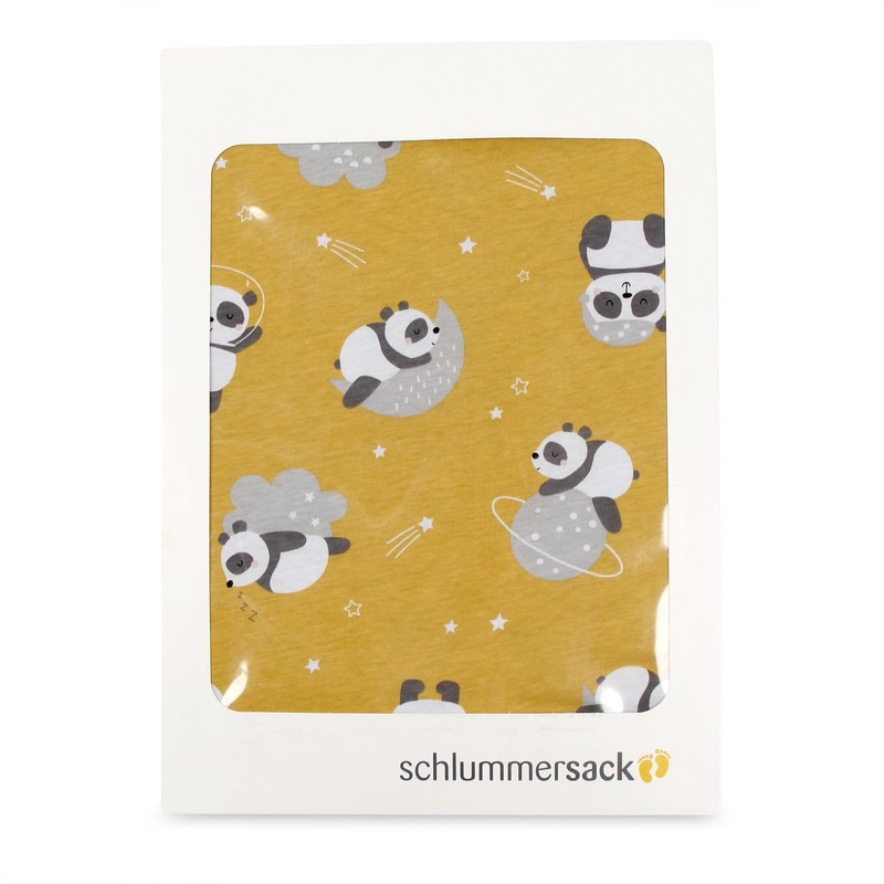 schlummersack Children's Bed Linen Set, 100 x 135 cm, Panda,