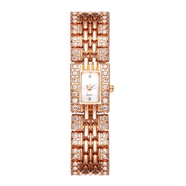Women's Square Diamond Wristwatch, Waterproof: Adjustable Length, Quartz Watch, Sparkling Design, Beautiful, Fashionable, Popular, Cute, Casual, Birthday, Anniversary, Christmas, Valentine's Day, Gift