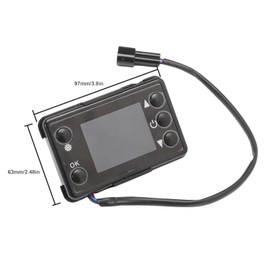 Konuooer Car Heater LCD Switch Controller with Remote Control 12V/24V 3KW/5KW Car Heater Controller for Diesel Air Heating Parking Heater