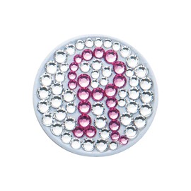 DAIYA GOLF Golf Marker Bonjoc Initial Ball Marker R WH AS-166WHR