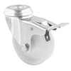 WAGNER Swivel Castor with Back Hole Diameter 75 mm Height