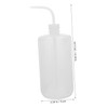 FUNOMOCYA 2Pcs Plastic Squeeze Bottles Lab Wash Bottle with Graduated