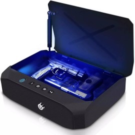 Gouso Gun Pistol Safe With Fingerprint Access Biometric Lock New