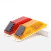 TATUM Solar Construction Warning Light, Solar Charging, Warning LED Light,