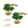 WhaGaay Palm Tree Cabinet Knobs 4 Pcs Cabinet Knobs Zinc