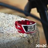 XOUX GRIT CNC Aluminum BMX Seatpost Clamp 28.6, Red
