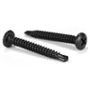 #10 x 1-1/2" Sheet Metal Screws 100Pcs 410 Stainless Steel