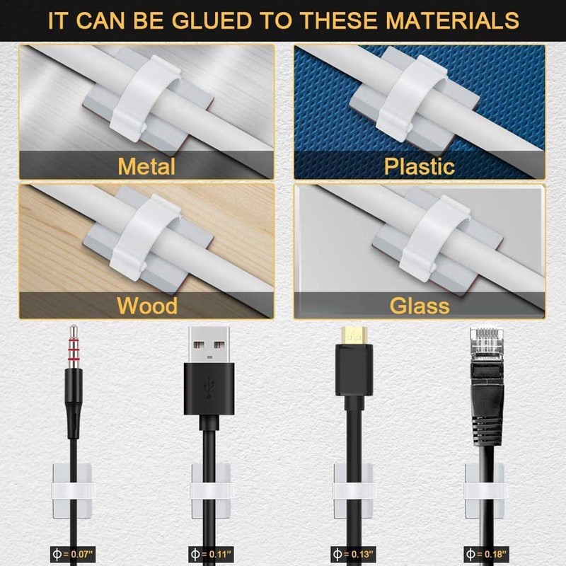 Neyiem Cable Clip, Cable Stand, Wiring, Storage Lines, Fixing, Wire