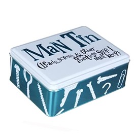 Widdle Gifts The Bright Side Storage Tin Fun Gift - Man Tin 0605