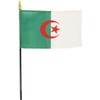 Algeria - 4 in x 6 in World Stick Flag