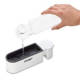 Cloer 6021 Egg Cooker, up to 3 Eggs, Removable Egg Carrier, Serving Function, 300 Watt, Plastic, White