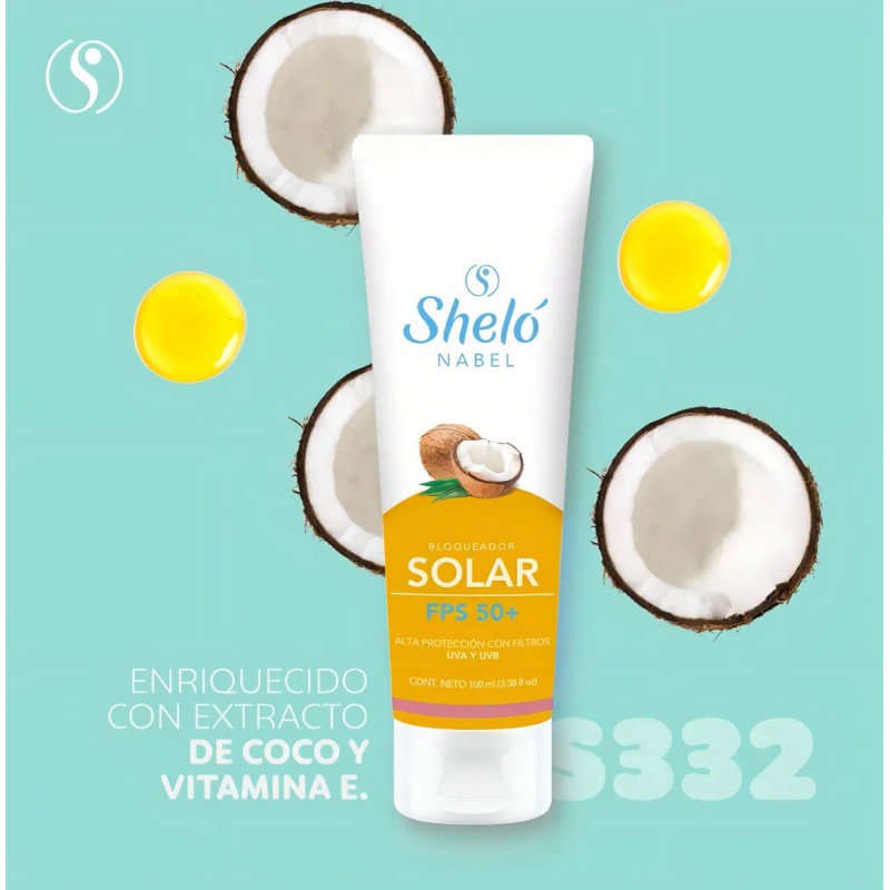 Bloqueador Solar Fps Filtro Uva Uvb Shelo Nabel