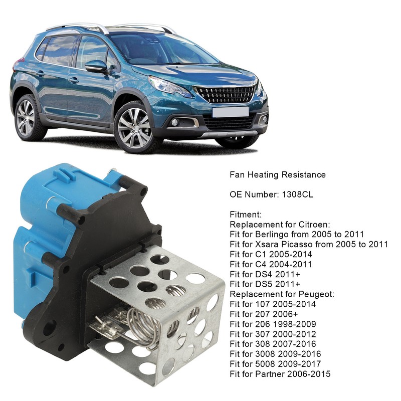 Fan Heating Resistance 1308CL Quiet Operation Fan Motor Resistance Replacement