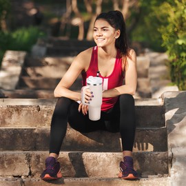 MAGICLULU 6 Set Silicone Spill Proof Stopper Tumbler Leakproof Spill Stopper Cup Straw Cover Topper Set for Tumbler Accessories(Black+White+Clear)