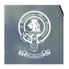 MacGregor (Gregor) Scottish Clan Vinyl Sticker Decal Tartan with Banner