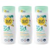 SUNDANCE Sonnenschutz Sonnenmilch Kids sensitiv, LSF 50+, 3er-Pack (3 x