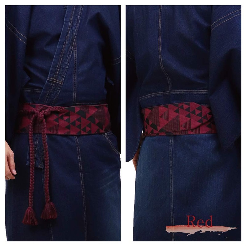 SWINGPLUS Men's Kimono Obi, Knotted Sash, Kimono Obi, Kimono Obi,
