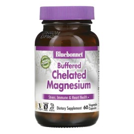 Magnesio Quelado De Alta Absorción 60 Capsulas Bluebonnet                                                                                             