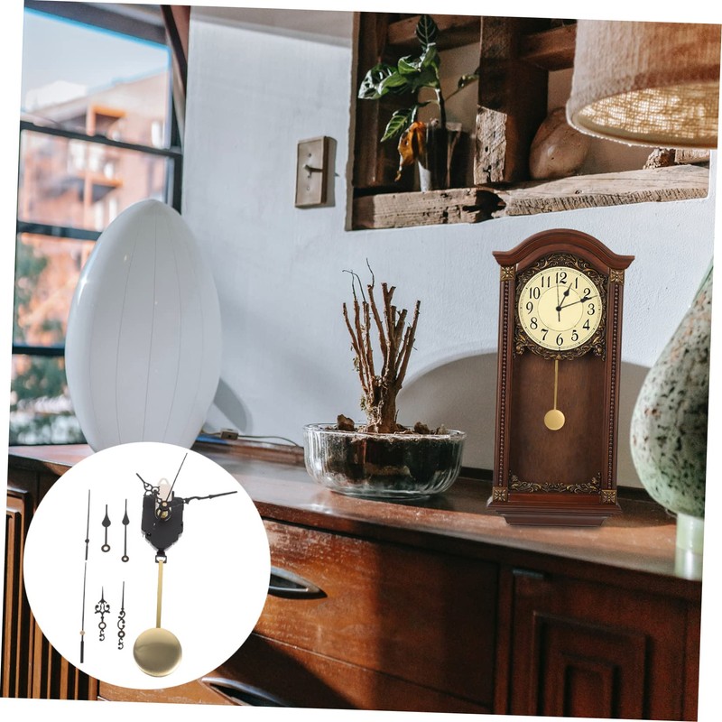 TEHAUX 1Set Wall Clock Mechanism Kit for DIY Clock Repair