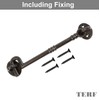 TERF® 200mm Heavy Duty Antique Black Cabin Door Hook and