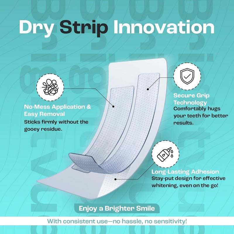 Brightvue 2 Pack ~ Brightvue Natural Teeth Whitening Strips 7-Day