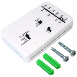 RV Thermostat 3106995.032 Fit for DOMETIC, RV Analog Thermostat for Heat/Cool Camper