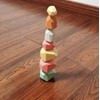 Colorful Stacking Stone Building Blocks Educational Toys Cognitive Old People