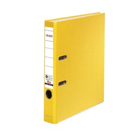 Original Falken Recycolor environmental folder Öko. Made in Germany. Coloured paper cover outside 5 cm narrow DIN A4 yellow ring binder file folder letter file office folder cardboard folder CO2 neutral Blue Angel