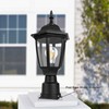 FUDESY Outdoor Post Lights, Electric Exterior Lamp Post Light Fixture