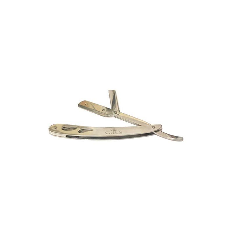 GBS Professional Straight Edge Barber Shaving Shavette Razor with 100