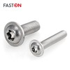 Rounded Head Screws with Flange and Hexalobular Socket M8 x