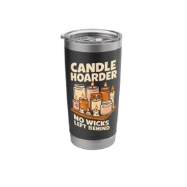 Candle Addict Shirt Cozy Vibes Scent Lover Wax Therapy Flame Stainless Steel Insulated Tumbler