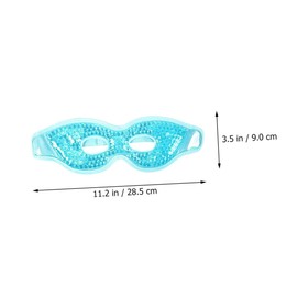 ORFOFE 2pcs Hollow Ice Eye Mask Dual Use Cooling Compress for Ergonomic Design for Office Workers Students Light Comfortable Reduces Puffiness Headaches