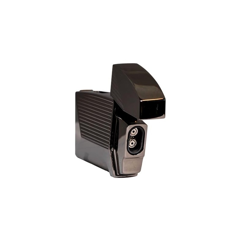 Rocky Patel Lighter Edge Double Torch with Punch (Gunmetal)