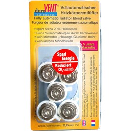 Radiator Vents Pack of 5