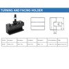 Tool Post Universal Wedge Type Boring Bar Holder Replacement CNC