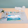 SAPID Extra Large 32"x24" Silicone Painting Mat with Raised Edges,