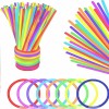 Lecute 200 Pulseras Neon Fluorescentes Luminosas Fosforecentes Glow