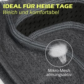 MELASA Cooling Cycling Hat Under Helmet, Mech Breathable Helmet Liner Skull Cap, Cycling Helmet Hat, Running Hat, Sports Functional Hat for Men and Women, Fits Under Helmets, Black & Grey