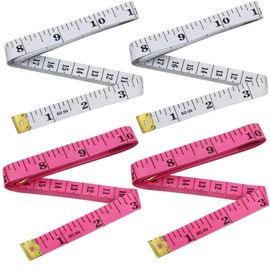4Pack Soft Tape Measure Body Measuring Tape for Sewing Tailor Craft Cloth Tape Measure for Body Medical Measurements Tape(60-inch)