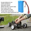 7.4V 1500mAh 15C Lipo Battery with Charging Cable Rechargeable Lithium