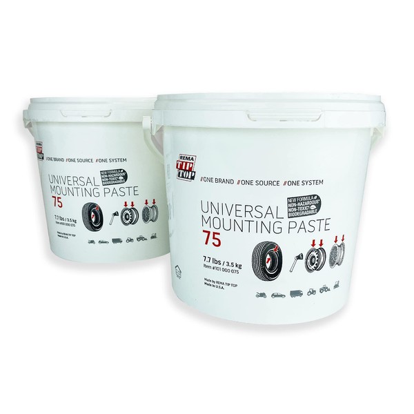 2 Pails of REMA TIP TOP 75 Universal Tire Mounting