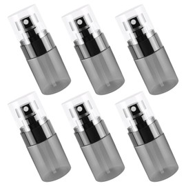 ROBOHOOK 6 Pcs Small Spray Bottles,Mini Travel Size Mister Spray Bottle 1 Oz/30ml,Can Be Reused Suitable for Perfume, Essential Oil, Toner, Shampoo, Cosmetics(Black)
