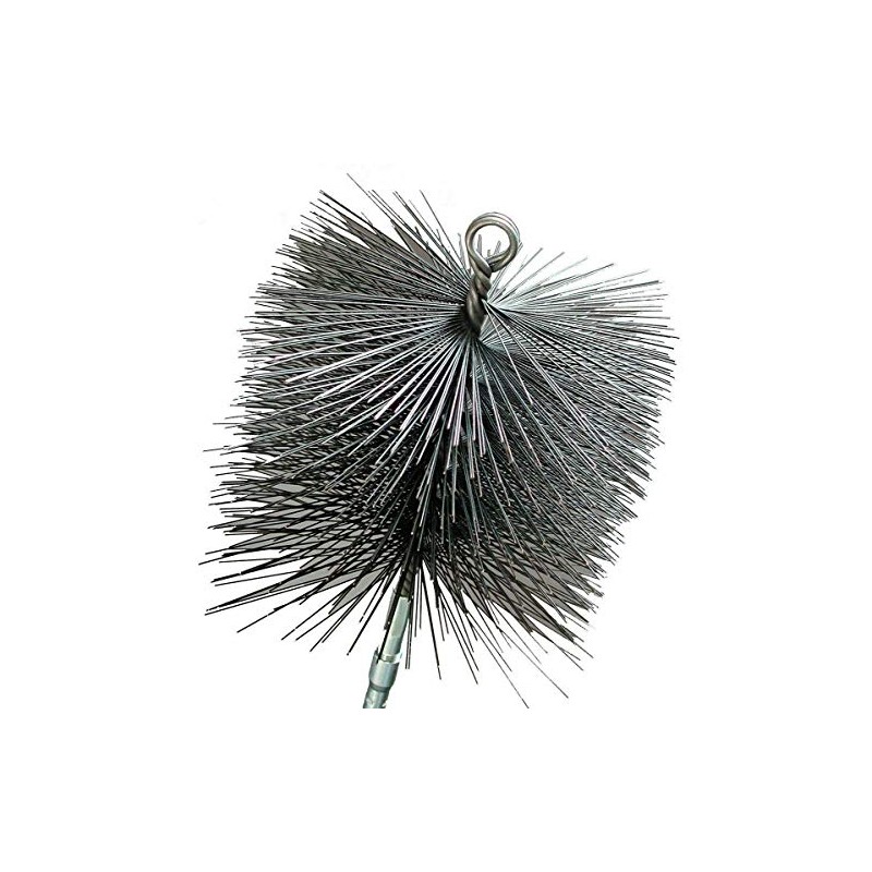 Imperial Mfg Wire Chimney Brush 6-Inches Diameter, Silver, 1