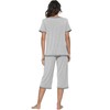 WiWi Viscose from Bamboo Pajamas Set for Women Short Sleeve