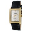 Peugeot Men's Rectangular Textured Roman Numeral Dial Classic Dress Wrist