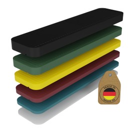 FUX 100 pieces spacer set, 100 mm x 24 mm x 1 mm - 6 mm, made in Germany, base plates, spacer blocks made of plastic, spacers