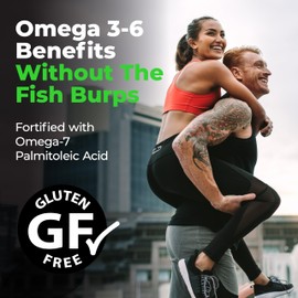 Species Nutrition Species Nutrition Omegalyze Support Supplements, Essential Fatty Acid Formula, Supplement to Help Maximize Recovery, Omega 3,6 and 7 Formula,180 Capsules