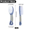Blue Small Short Haire Dog Brush for Shedding 6.5in/16.5cm